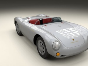 porsche 550 spyder 3D Модель