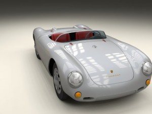 porsche 550 spyder 3D Модель