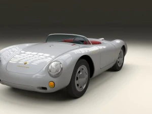 porsche 550 spyder 3D Model