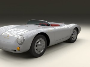 porsche 550 spyder 3D Модель