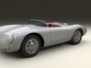 porsche 550 spyder 3D Модель