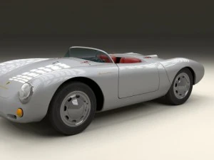 porsche 550 spyder 3D Model