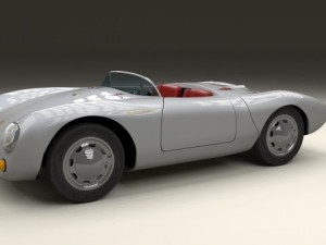 porsche 550 spyder 3D Модель
