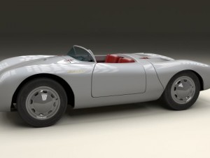 porsche 550 spyder 3D Модель