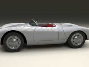 porsche 550 spyder 3D Модель