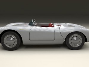 porsche 550 spyder 3D Модель