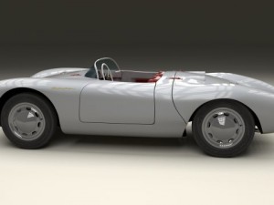 porsche 550 spyder 3D Модель