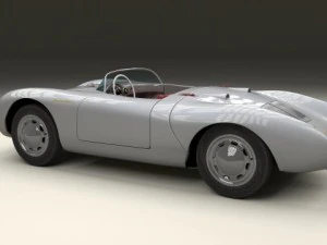 porsche 550 spyder 3D Model