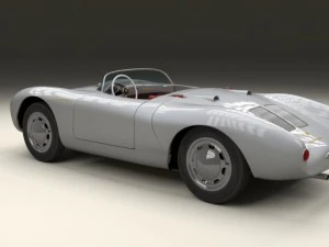 porsche 550 spyder 3D Model