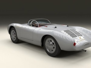porsche 550 spyder 3D Модель