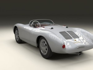 porsche 550 spyder 3D Модель