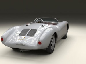 porsche 550 spyder 3D Модель