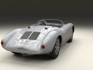 porsche 550 spyder 3D Model