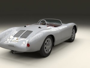 porsche 550 spyder 3D Модель