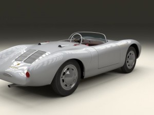 porsche 550 spyder 3D Модель