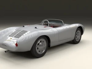 porsche 550 spyder 3D Model