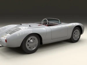 porsche 550 spyder 3D Model