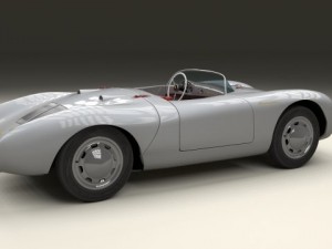 porsche 550 spyder 3D Модель