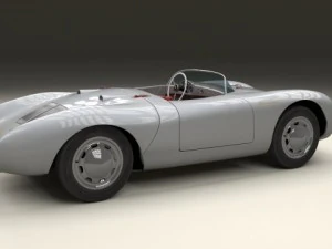 porsche 550 spyder 3D Model