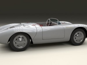 porsche 550 spyder 3D Модель