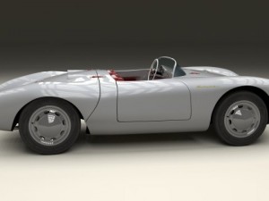 porsche 550 spyder 3D Модель