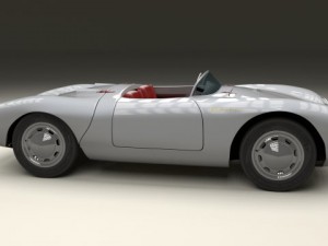 porsche 550 spyder 3D Модель