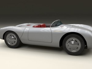 porsche 550 spyder 3D Модель