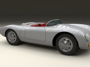 porsche 550 spyder 3D Модель