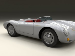 porsche 550 spyder 3D Модель