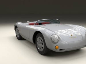 porsche 550 spyder 3D Модель