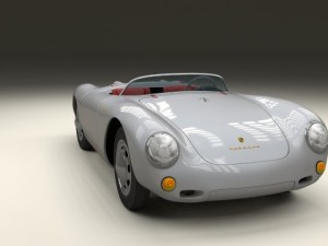 porsche 550 spyder 3D Модель