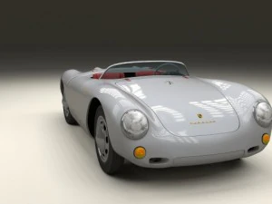porsche 550 spyder 3D Model