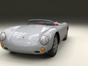 porsche 550 spyder 3D Модель