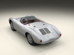 porsche 550 spyder 3D Модель