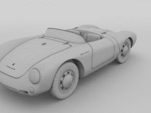 porsche 550 spyder 3D Model