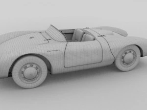 porsche 550 spyder 3D Model