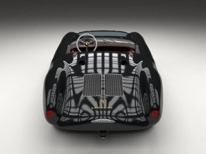 porsche 550 spyder black 3D 模型