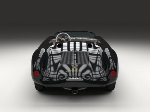 porsche 550 spyder black 3D 模型