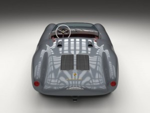 porsche 550 spyder gray 3D 模型