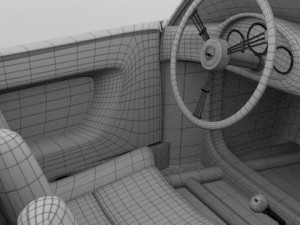 porsche 550 spyder gray 3D 模型