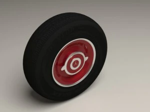 old mercedes wheel 3D Model