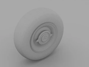 old mercedes wheel 3D Model