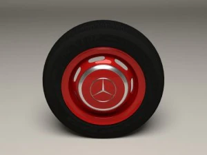 volante mercedes 300sl Modello 3D