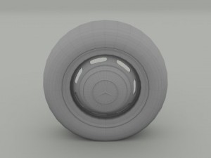 mercedes 300sl wheel 3D 모델