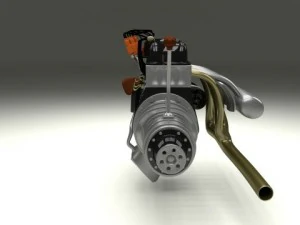 mercedes 300sl engine 3D Model