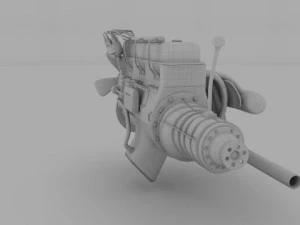 mercedes 300sl engine 3D Model