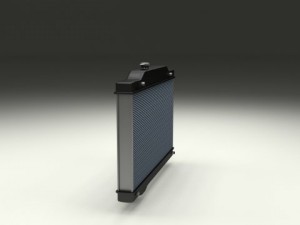 car radiator Modèle 3D