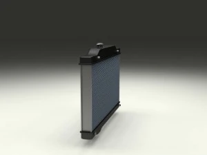汽车散热器 3D 模型