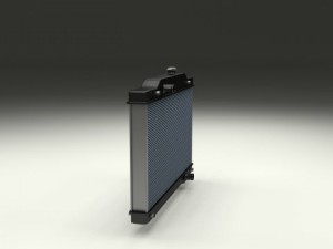 car radiator Modèle 3D