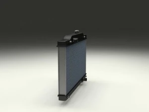 汽车散热器 3D 模型